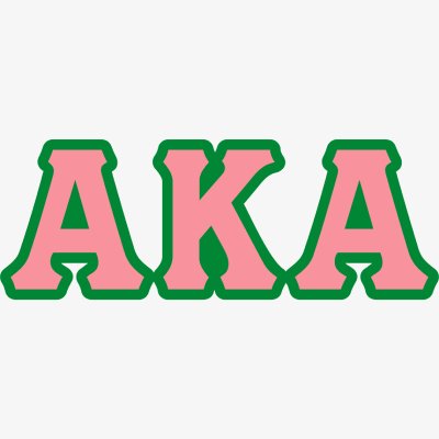 AKA Letters SVG AKA Letters Svg - Alpha kappa alpha Svg