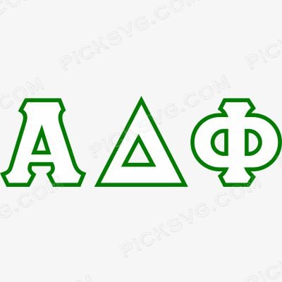 Alpha Delta Phi letter Alpha Delta Phi Letter Svg - Fraternity Sorority
