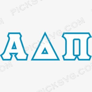 Alpha Delta Pi Greek Letter Svg - Fraternity Sorority