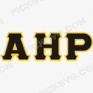 Alpha Eta Rho Letter Svg - Fraternity Sorority