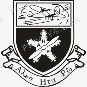 Alpha Eta Rho Logo Black Svg - Fraternity Sorority