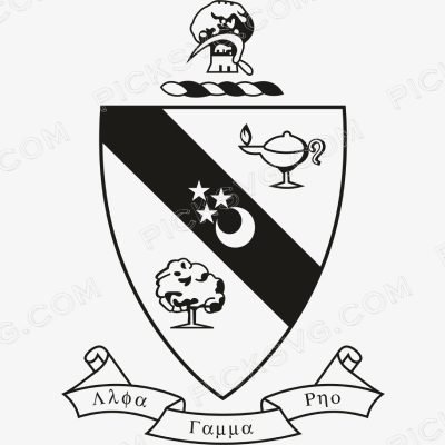 Alpha Gamma Rho Black crest Alpha Gamma Rho Black Crest Svg - Fraternity Sorority