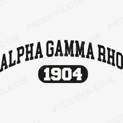 Alpha Gamma Rho Black Alpha Gamma Rho Black Svg - Fraternity Sorority