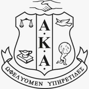 Alpha Kappa Alpha crest Black