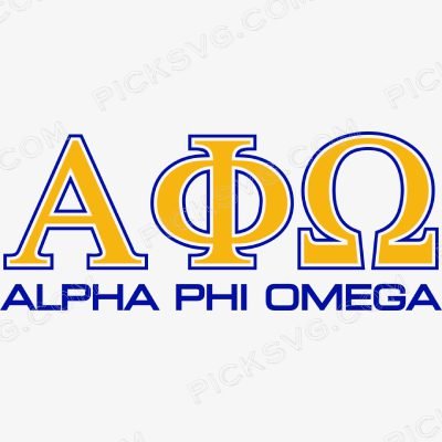 Alpha Phi Omega Letter Logo Alpha Phi Omega Letter Logo Svg - Fraternity Sorority