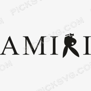 Amiri PlayBoy Svg - Fashion Brands SVG
