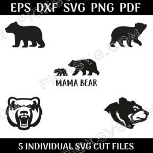 Baby Bear Bundle Svg - Design Bundle SVG