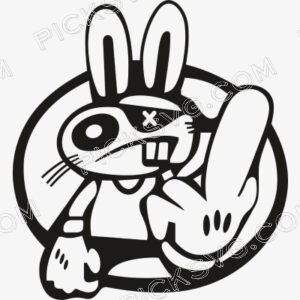 Bad Bunny Middle Finger