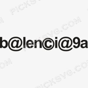 Balenciaga Style Svg