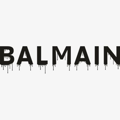 Balmain Drip logo Balmain Drip Logo Svg - Fashion Brands SVG