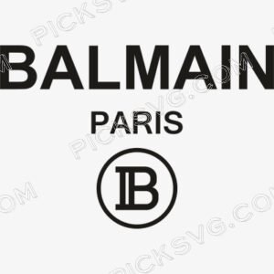 Balmain Paris Symbol Svg - Fashion Brands SVG