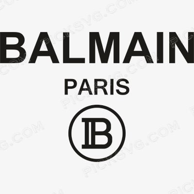 Balmain Paris Symbol Svg - Fashion Brands SVG