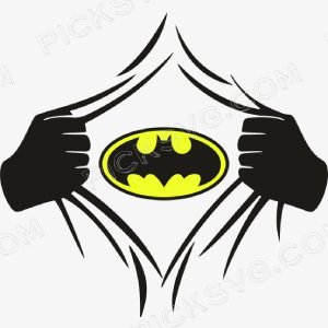 Bat Man Hand Batman Hand Svg - Cartoon Characters Svg