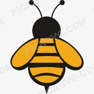 Bee Flying Svg