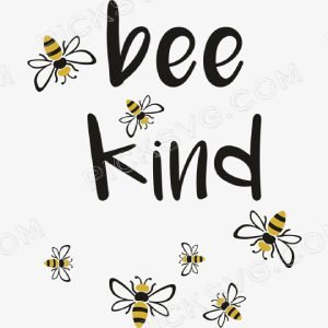 Bee Kind Funny Bee Svg Bee Kind Funny Bee Svg - Cartoon Characters Svg