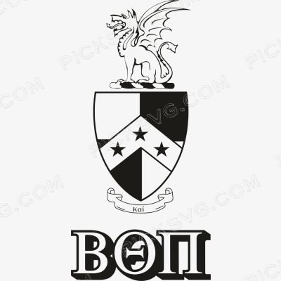 Beta Theta Pi logo crest Black Beta Theta Pi logo Crest Black Svg - Fraternity Sorority