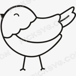Bird Svg - Cartoon Characters Svg