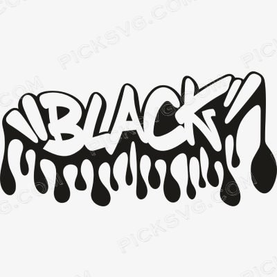 Black Dripping Graffiti svg Black Dripping Graffiti Svg - Miscellaneous SVG