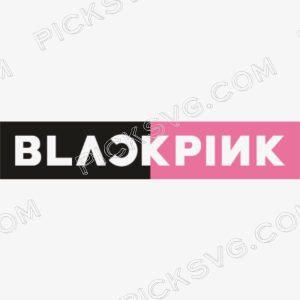 Black Pink Logo Svg - Miscellaneous SVG