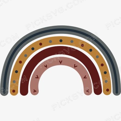 Boho Rainbow Svg Boho Rainbow Svg - Miscellaneous SVG