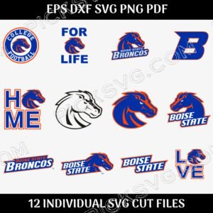 Boise State Broncos Bundle Svg