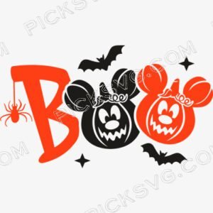 Boo Ears Halloween Svg