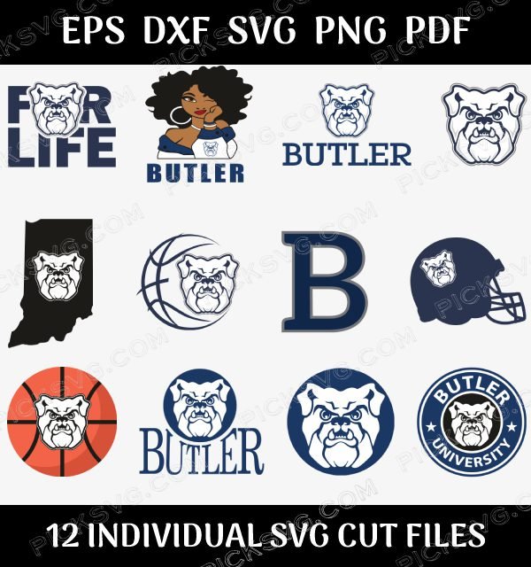 Butler Bulldogs Bundle Svg Butler Bulldogs Bundle Svg - Design Bundle SVG