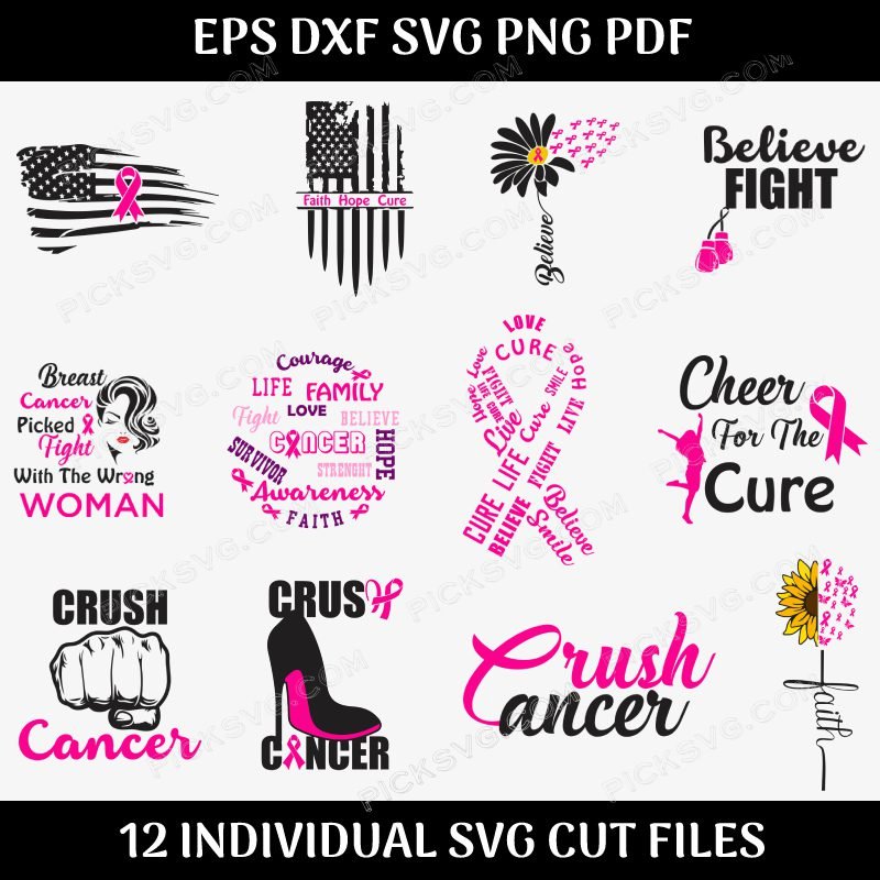Cancer Bundle Svg Cancer Bundle Svg - Design Bundle SVG