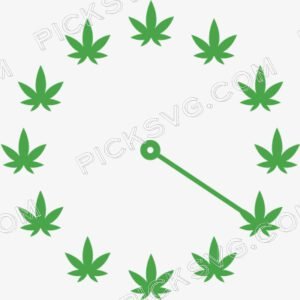 Cannabis Leaf Watch Svg - Brands Logos SVG