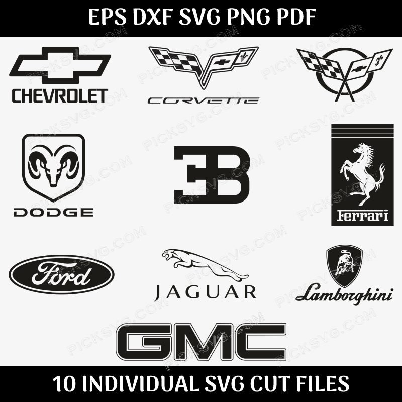 Car Brand Logo Bundle Svg Car Brand Logo Bundle Svg - Design Bundle SVG
