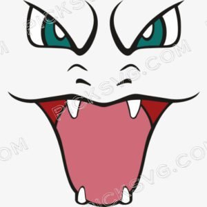 Charizard Face Svg - Cartoon Characters Svg