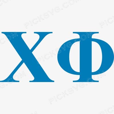 Chi Phi Letter Logo Chi Phi Letter Logo Svg - Fraternity Sorority