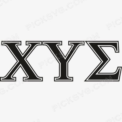 Chi Upsilon Sigma Greek Letter Svg Chi Upsilon Sigma Greek Letter Svg - Fraternity Sorority