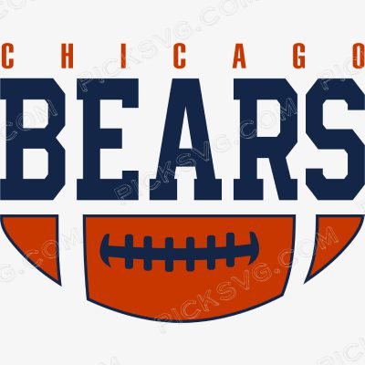 Chicago Bears Ball Svg Chicago Bears Ball Svg - Sports Logos