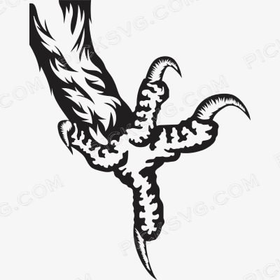 Claw SVG Raptor Claw Svg - Animal Svg