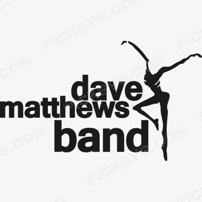 Dave Matthews Band Black 1 Dave Matthews Band Vector file - Miscellaneous SVG