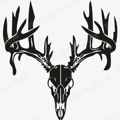 Deer Skull Svg