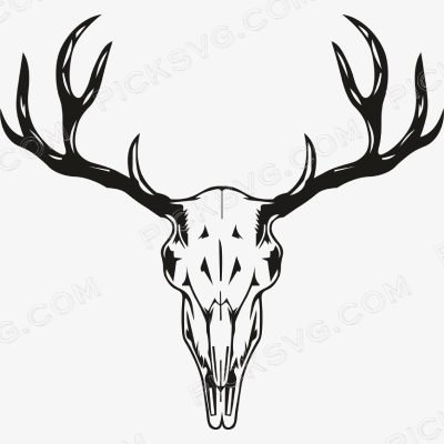 Deer Skull Deer Skull Vector file - Animal Svg