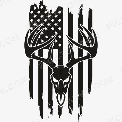 Deer flag Deer Flag Svg - Patriotic And Flags