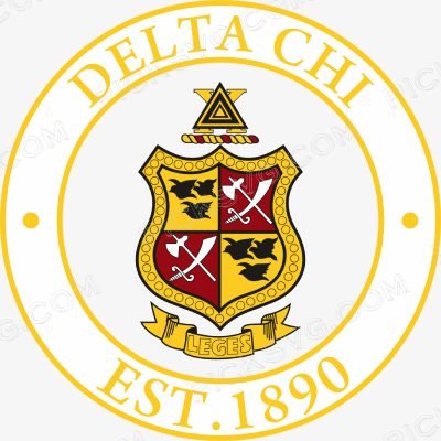 Delta Chi crest Circle Delta Chi crest Circle
