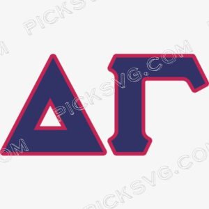 Delta Gamma Greek Letter Svg - Fraternity Sorority