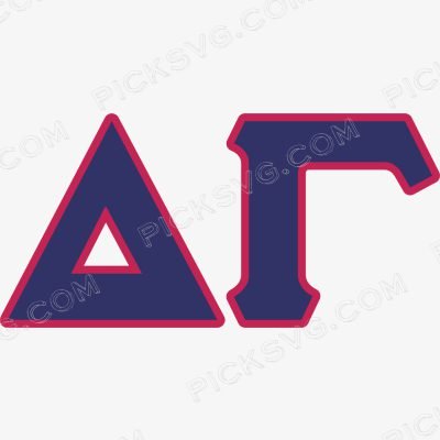 Delta Gamma Greek Letter Delta Gamma Greek Letter Svg - Fraternity Sorority