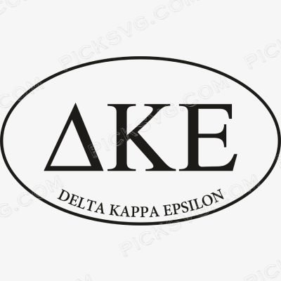 Delta Kappa Epsilon Circle Delta Kappa Epsilon Circle Svg - Fraternity Sorority