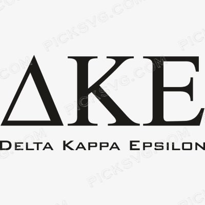 Delta Kappa Epsilon Letter Svg Delta Kappa Epsilon Letter Svg - Fraternity Sorority
