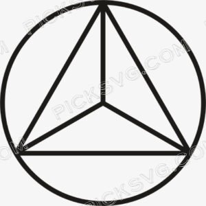 Delta Sigma Phi Symbol Black