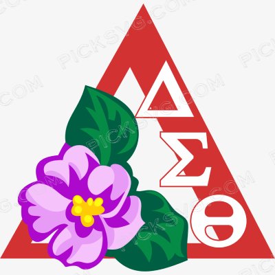 Delta Sigma Theta African Violet Svg Delta Sigma Theta African Violet Svg - Delta sigma theta Svg