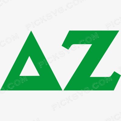 Delta Zeta Greek Letter Delta Zeta Hd Png - Fraternity Sorority