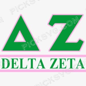 Delta Zeta Logo Svg - Fraternity Sorority