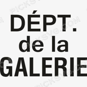 Dept De La Galerie Png - Fashion Brands SVG