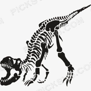 Dinosaur Skeleton Svg - Animal Svg